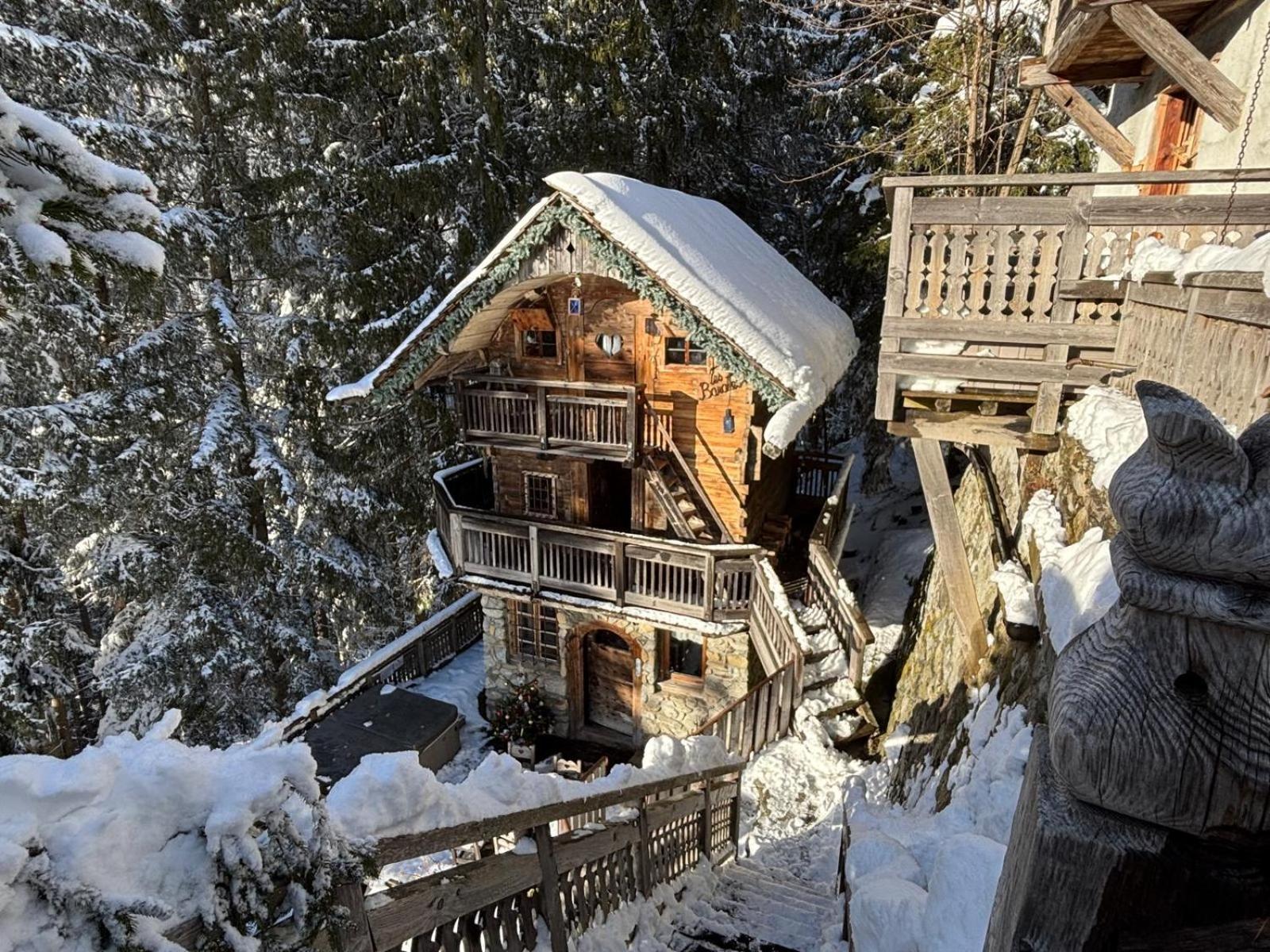 Hotel Les Chalets De Philippe Avec Jacuzzis Privatifs Chamonix Luaran gambar